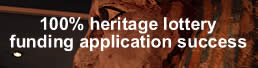 100% National Lottery Heritage Funding application success on 1st & 2nd stages